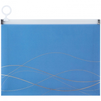 Папка на блискавці zip-lock, А5+ Waves-2 Axent 1498-41-a