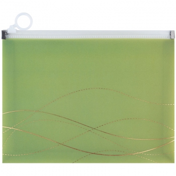 Папка на блискавці zip-lock, А5+ Waves-3 Axent 1498-42-a