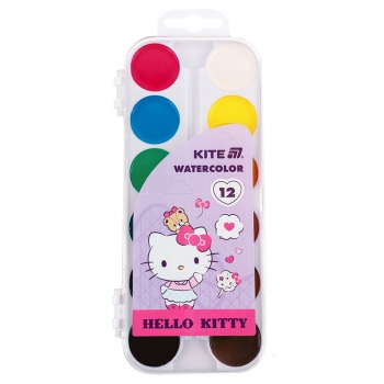 Фарби акварельні, 12 кольорів HK Kite hk25-061
