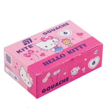 Гуаш, 6 кольорів, 20мл HK Kite hk25-062