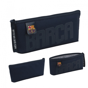 Пенал на блискавці без наповнення на одне відділення FC Barcelona Kite bc25-680
