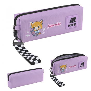 Пенал на блискавці без наповнення на одне відділення Aggretsuko Kite ar25-642
