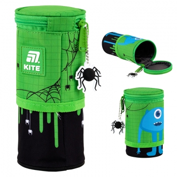 Пенал на блискавці без наповнення на одне відділення Funny Monster Kite k25-684-2