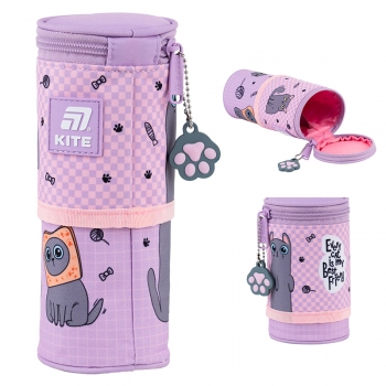 Пенал на блискавці без наповнення на одне відділення Lazy Cats Kite k25-684-3