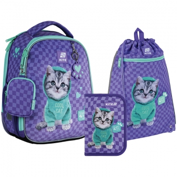 Набір рюкзак + пенал + сумка для взуття Studio Pets Kite set_sp25-555s-2