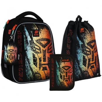Набір рюкзак + пенал + сумка для взуття Transformers Kite set_tf25-555s