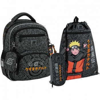 Набір рюкзак + пенал + сумка для взуття Naruto Kiteset_nr25-773m