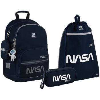 Набір рюкзак + пенал + сумка для взуття NASA Kite set_ns25-585m Набір рюкзак + пенал + сумка для взуття NASA Kite set_ns25-585m
