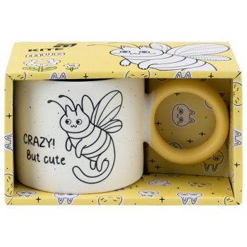 Чашка 370 мл Crazy cat Kite k25-220-5