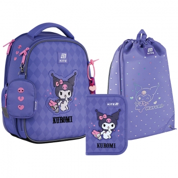 Набір рюкзак + пенал + сумка для взуття Hello Kitty Kite set_hk25-555s-2