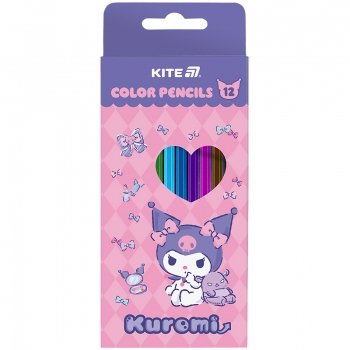 Олівці кольорові тригранні 12 кольорів Kite hk25-053