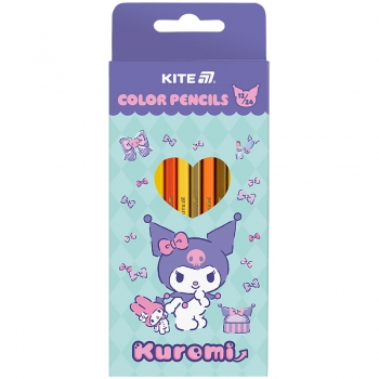 Олівці кольорові двосторонні 12 штук 24 кольори Kite hk25-054-2