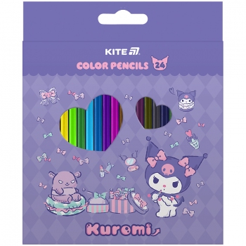 Олівці кольорові 24 кольори в упаковці Kite hk25-055