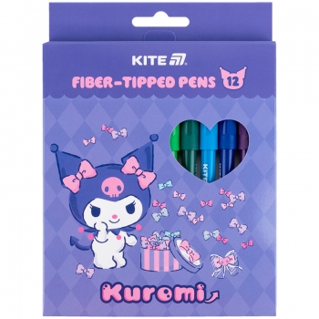 Фломастери, набiр 12 кольорів HK-2 Kite hk25-447-2