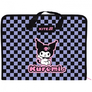 Папка-портфель на блискавці з ручками на одне відділення A4, Hello Kitty Kite hk25-202-2
