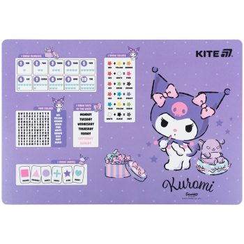 Підложка поліпропіленова настільна для писання, 42,5x29см, PP Hello Kitty Kite hk25-207-2