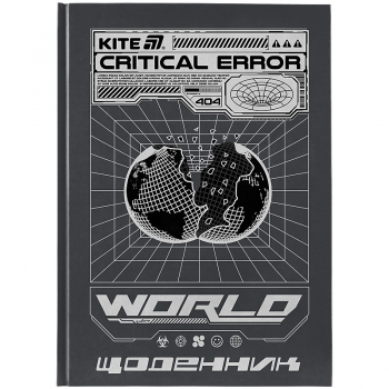 Щоденник шкільний, тверда обкладинка, World Kite k25-262-8