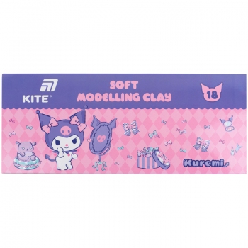 Пластилін восковий, 18 кольорів, 360 г. HK Kite hk24-085 Пластилін восковий, 18 кольорів, 360 г. HK Kite hk24-085