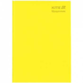 Щоденник шкільний, тверда обкладинка, Kite k25-262-13 жовтий