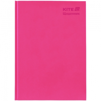 Щоденник шкільний, тверда обкладинка, Kite k25-262-14 рожевий