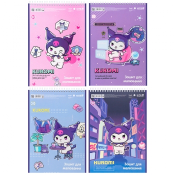 Альбом для малювання 30 аркушів А4 на спіралі Hello Kitty Kite hk25-243