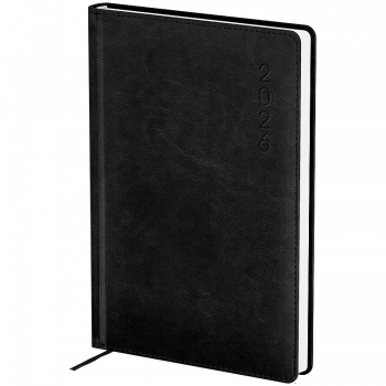 Щоденник датований 2026 Classic Lux, 145*210, слп/т чорний AXENT 8844-26-1-a