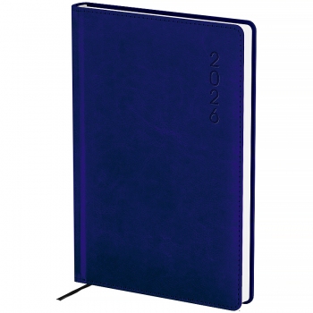 Щоденник датований 2026 Classic Lux, 145*210, слп/т темно-синій AXENT 8844-26-2-a