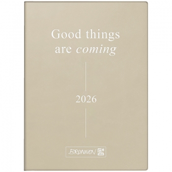 Щоденник датований 2026 Стандарт Torino Trend бежевий Brunnen 73-795 38 096