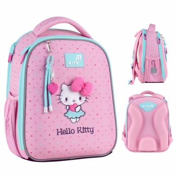 Рюкзак Education каркасный 555 Hello Kitty-1 KITE hk26-555s-1