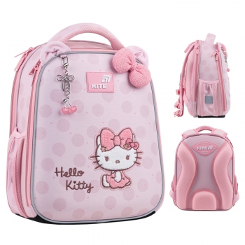 Рюкзак Education каркасный 555 Hello Kitty-2 KITE hk26-555s-2