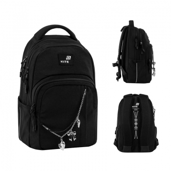 Рюкзак Education teens 2578M Black&Charm KITE k26-2578m-1