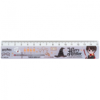 Линейка пластиковая 15см Harry Potter KITE hp26-090