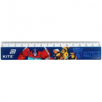 Линейка пластиковая 15см Transformers KITE tf26-090
