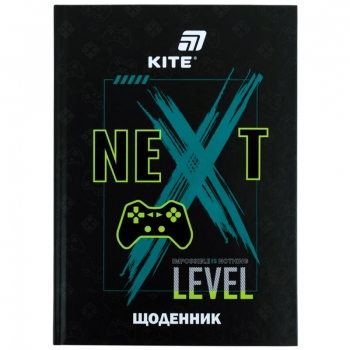 Щоденник шкільний в твердій обкладинці Game KITE k26-262-2