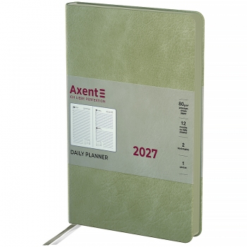 Щоденник 2027 Partner Soft Cloud, 145*210, салатовий, Axent 8837-27-4-a