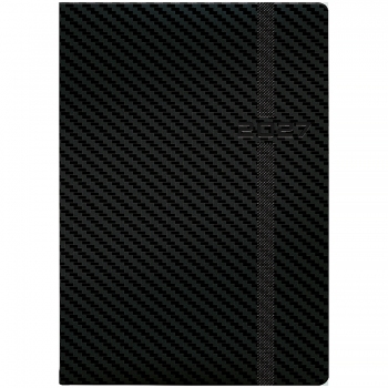 Ежедневник 2027 Стандарт Soft Carbon черный, Brunnen 73-795-31-907