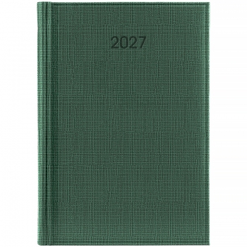 Ежедневник 2027 Стандарт Linetta зеленый, Brunnen 73-795-30-507