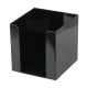 Куб пластиковый для бумаги 90x90x90 мм Delta by Axent D4005-01 черный