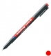 Маркер перманентный 0,3 мм, конусообразный наконечник, красный, Edding Permanent marker e-140/02 S OHP