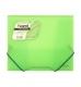 Папка пластиковая на резинках прозрачная тонированная В5, Axent 1505-26-А зеленый