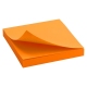 Блок бумаги с липким слоем 75x75 мм, 100 листов Delta by Axent  D3414-15 ярко-оранжевый