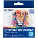 Крейда воскова, 12 кольорів в упаковці Classic Kite k-070