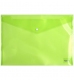 Папка-конверт А4 на кнопке прозрачная тонированная Axent 1402-25-А зеленый
