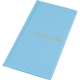 Визитница на 96 визиток, PVC (120 мм x 245 мм) Panta Plast 0304-0005-27 голубой