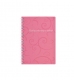 Тетрадь на пружине Barocco А6, 80 л., клетка, пластиковая обложка Buromax BM.2589-610 розовый