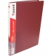 Дисплей-книга на 20 файлов, AXENT 1020-04-А бордовый