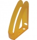 Лоток вертикальный для бумаги Радуга АРНИКА 80538 лимонный с передней стенкой