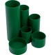 Подставка канцелярская пластиковая на 6 отделений АРНИКА 81004 зеленый