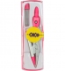 Циркуль c механическим карандашом + комплект грифелей 0,7 мм ZiBi ZB.5340MP-10 розовый
