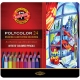 Карандаши цветные POLYCOLOR 24 цвета в металлической упаковке, Koh-i-noor 3824024002PL